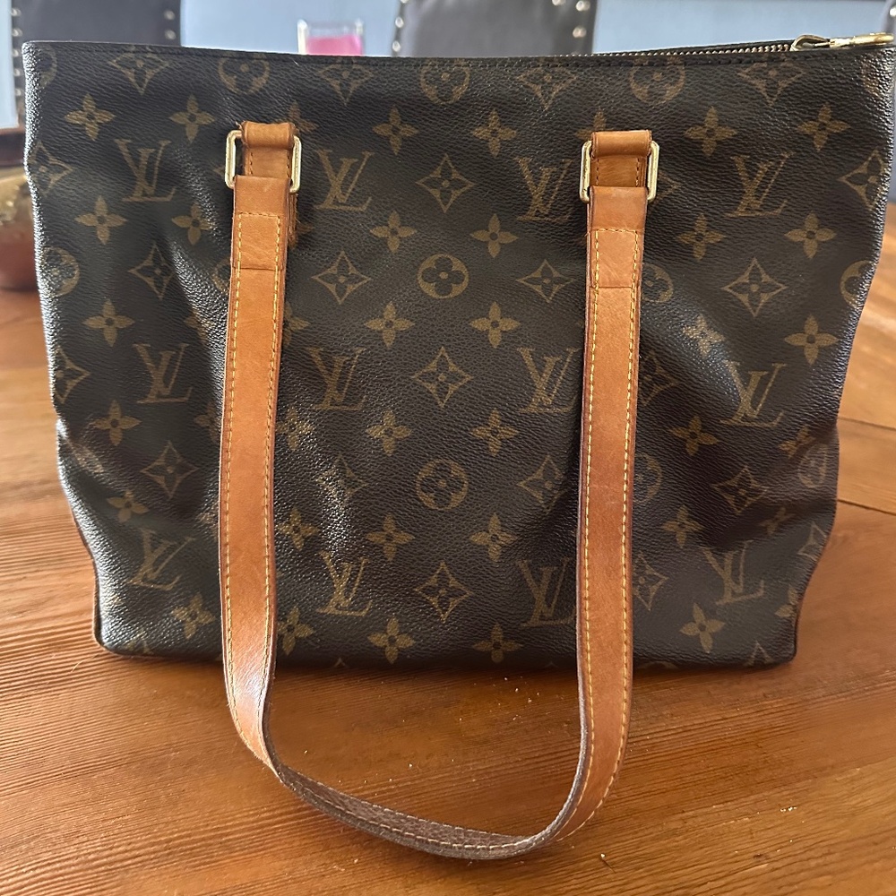 Louis Vuitton Monogram Cabas Piano Shoulder Tote Bag